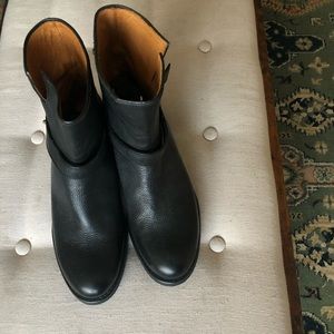 Madewell Black Leather Boot Women’s Size 10